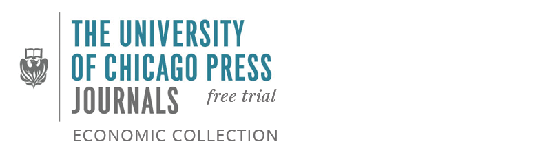 University of Chicago Press Economics Collection: Free Trial - NOVA SBE